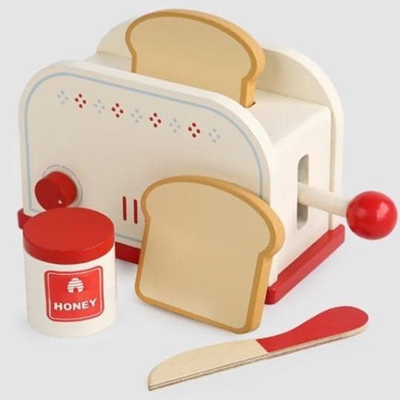 ست اسباب بازی توستر نان چوبیWooden Toast Maker مدل WCF10_اسباب بازی